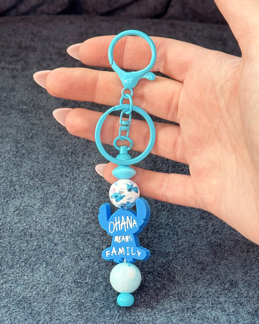 Ohana Stitch Keychain